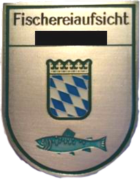 Plakette Fischereiaufsicht Bayern